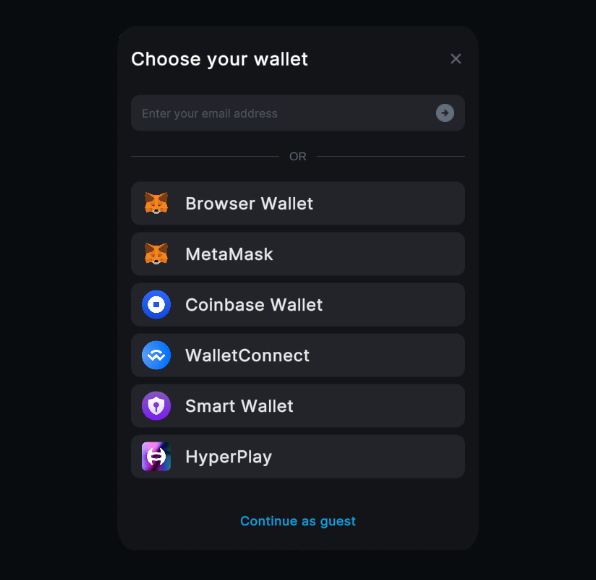 Connect Wallet Button